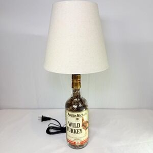 Wild Turkey 8‎ Year Bourbon Bottle Lamp Austin Nichols Dusty 1988 Father's Day